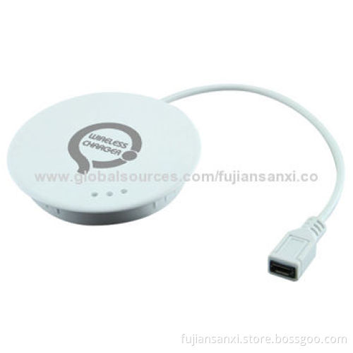 Wireless Charger/Receiver, 5V, 1,500mA Input, 70mm Diameter